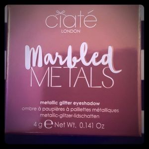 New Ciate Marbled Metals glitter eyeshadow